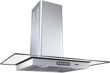 COIFA DE PAREDE Fogatti VIDRO RETO DUTO SLIM 70CM 127V INOX