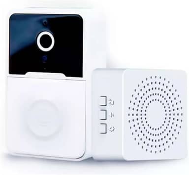 Campainha Interfone Inteligente Camera E Audio Wi-fi Sem Fio Visão noturna. Proteção E Conforto Na Palma da Sua Mão, Tenha Mais Segurança No Seu Lar!!