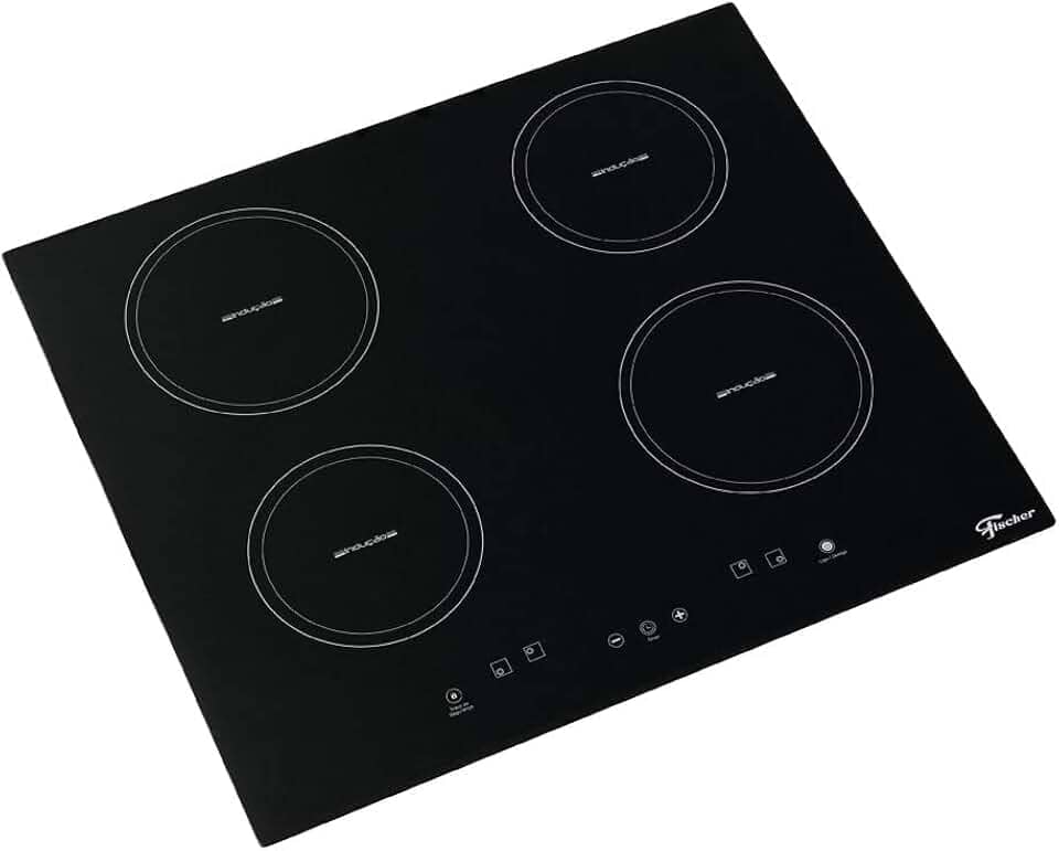 FISCHER COOKTOP DE INDUÇÃO 4 BOCAS MESA VITROCERÂMICA PRETO 220V - 25943-56251