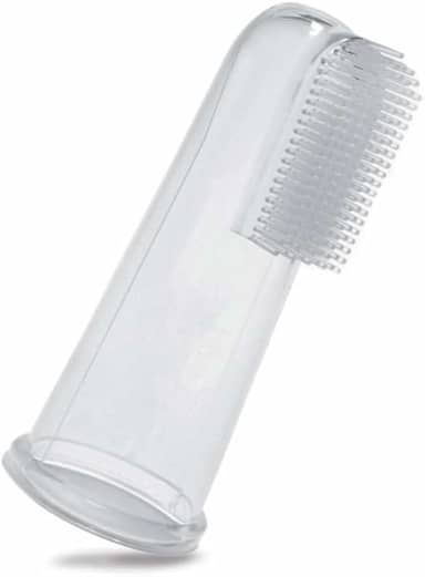 Adoleta Bebê Massageador Escova Dental de Silicone Transparente