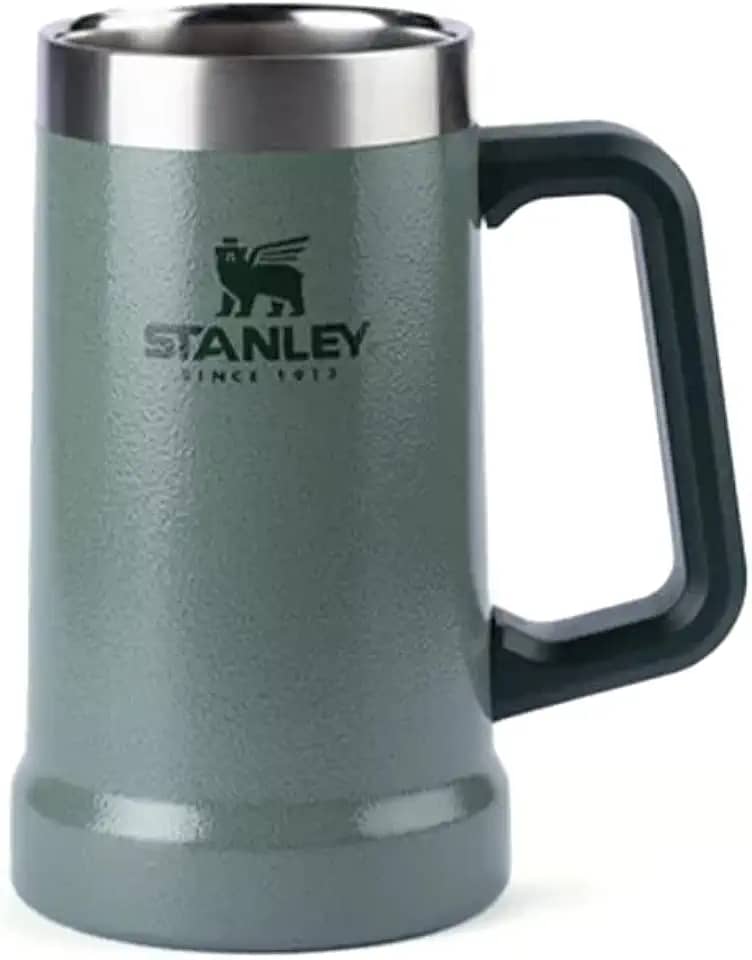 Stanley - Caneca Térmica de Cerveja Isolada, Portátil, Durável, para Manter Bebidas Frias, 709 ml, Hammertone-Green
