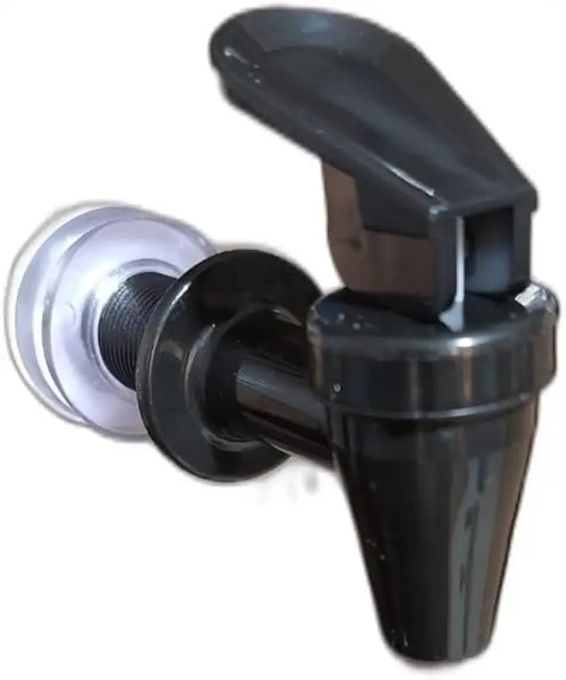 Torneira Extra Longa com Alavanca Superior Ideal para Filtros e Bebedouros de Água (PRETA)