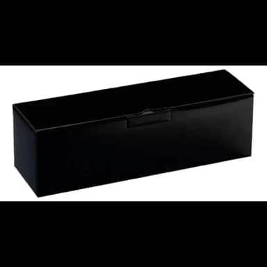 Caixa Premium Para Vinho, Preta com Laço Vermelho, Embalagem Presente Para 1 Garrafa de 750ML, Estilo Elegante