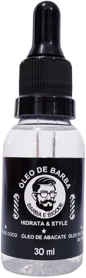 Oleo para barba e bigode, oleo hidratante para barba