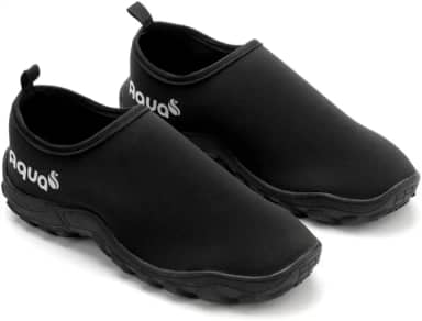 Tênis Aqua Aquático com Solado Antiderrapante - para Praia, Cachoeiras, Trilhas e Esportes (Preto)