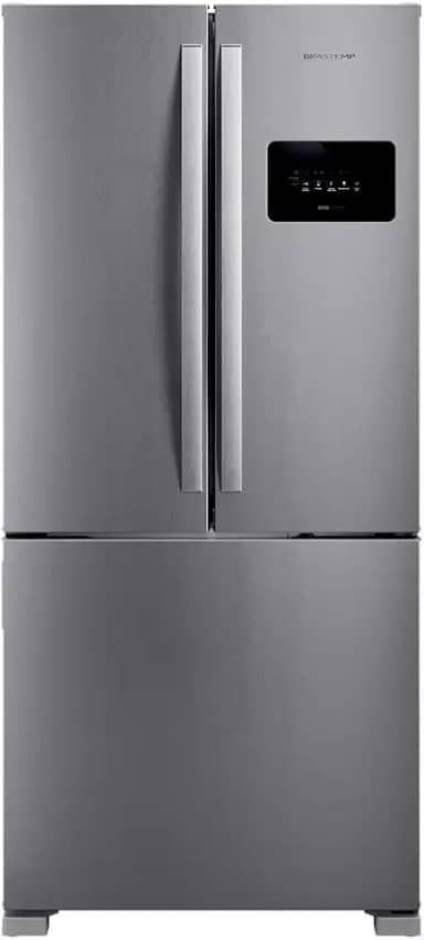Geladeira French Door 3 Portas Inox Design e Tecnologia Premium Brastemp - BRO85MK 220v