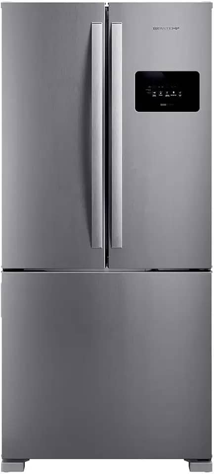 Geladeira French Door 3 Portas Inox Design e Tecnologia Premium Brastemp - BRO85MK 220v