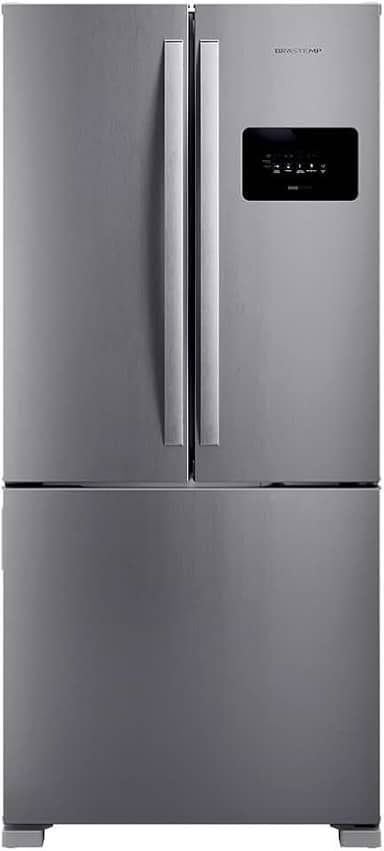 Geladeira French Door 3 Portas Inox Design e Tecnologia Premium Brastemp - BRO85MK 220v