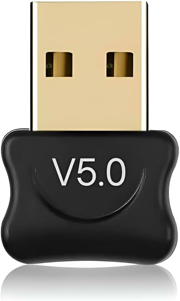 Adaptador Bluetooth 5.0 USB Receptor Dongle Para PC e Notebook Compatível Com Fone De Ouvido Mouse Teclado Windows Linux