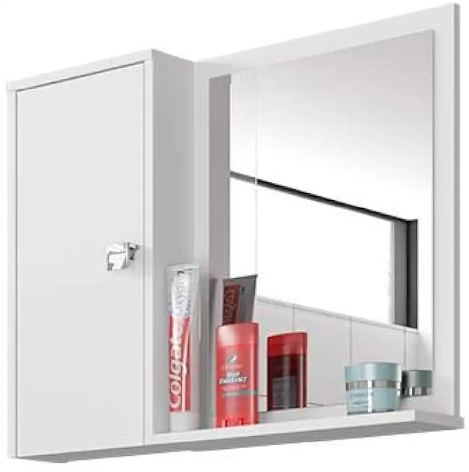 Armário para Banheiro Gênova Branco