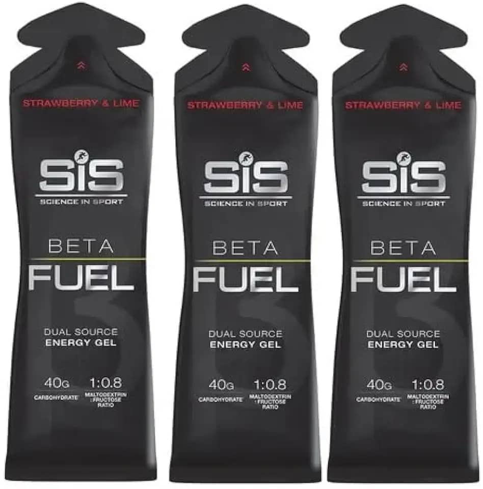 3 Gel Carboidrato Isotônico 60ml Sabor Morango E Lima