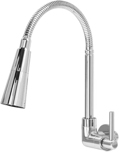 Torneira De Parede Cozinha Flex Cone Gourmet Inox