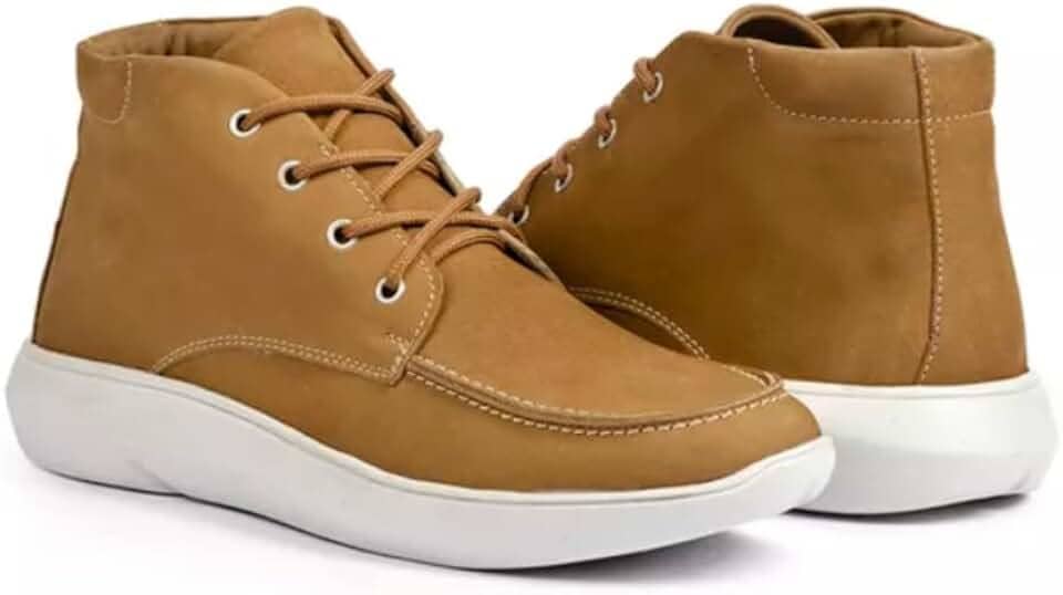Bota Masculina de Inverno em Couro Forrada com Lã Imperméavel - San Martin