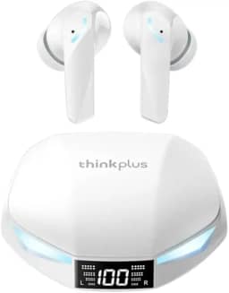 Fones de Ouvido Sem Fio XT 53 (2025) | GM2 PRO MAX - Bluetooth 5.4, LED Digital, Som 360°, Cancelamento de Ruído, Resistente à Água (Branco)