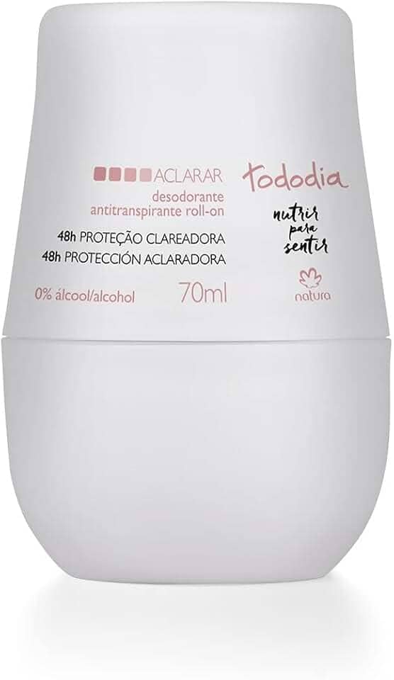 Linha Todo Dia (Aclarar) Natura - Desodorante Antitranspirante Roll-on 70 Ml - (Natura Every Day (Whitening) Collection - Antiperspirant Roll-on Deodorant 2.36 Fl Oz)