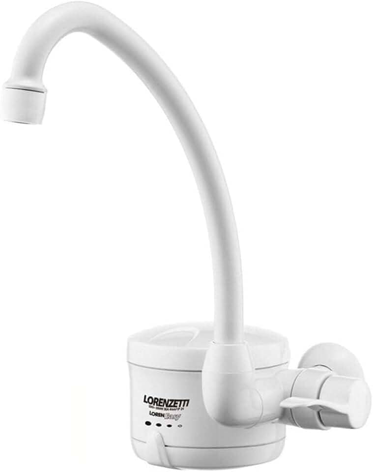 Torneira Elétrica Loren Easy 220V 5500W, Lorenzetti, 7550036, Branco, Pequeno