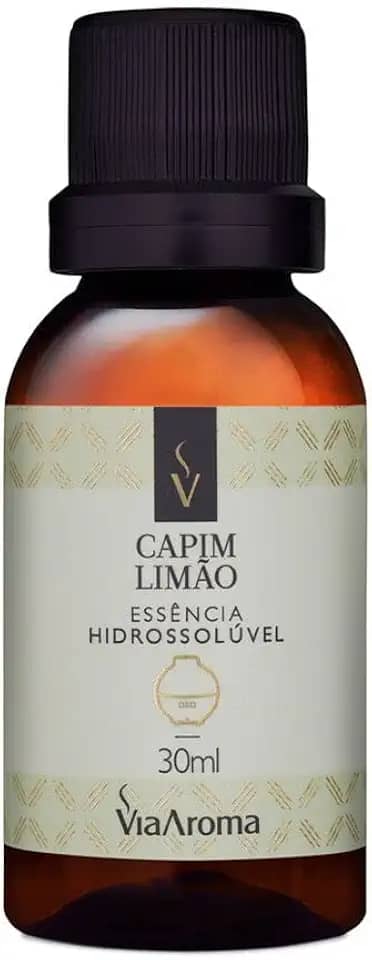 Essência Hidrossolúvel Capim Limão Via Aroma - 30ml
