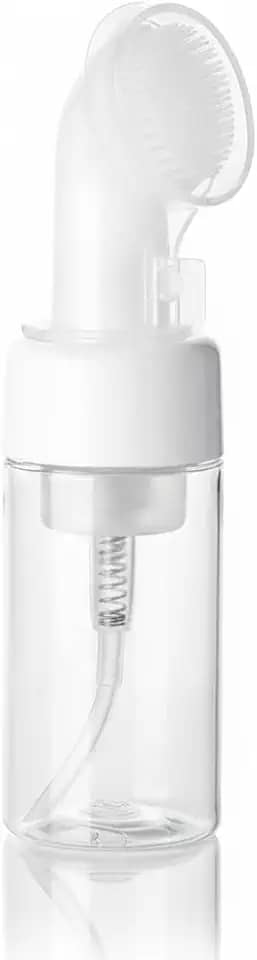 Pump Espumador 100ml com Escova Macia – Limpeza Facial Suave e Eficaz para Rotina de Skincare Premium
