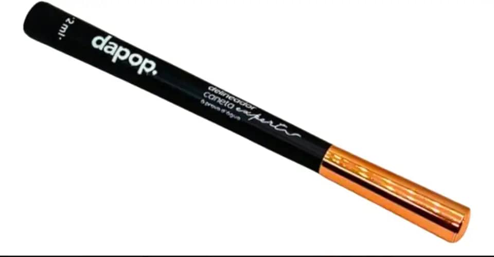 Caneta Delineadora Expert à Prova d'Água, Preto, 2ml, Traço Fino e Preciso