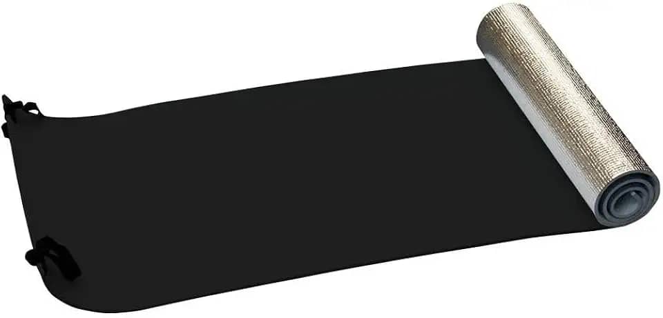 NAUTIKA, Isolante Térmico Aluminizado em Eva para 1 Pessoa, Preto.