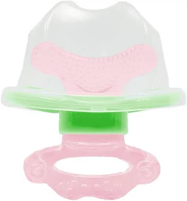 Mordedor com Massageador de Gengiva, BUBA, Rosa