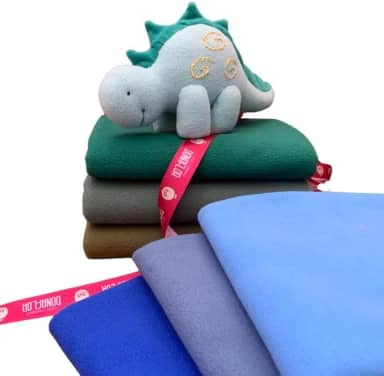 Tecido Microfibra Ultra Performance Azul e Verde Hipoalérgico Anti-Pilling - para Naninhas, Almodadas, Ursos e Mascotes - 40x80cm cada