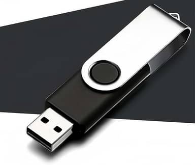 Pen drive USB de 64 GB, pen drive USB 2.0, pen drive de memória de alta capacidade para armazenamento e transferência de dados, preto