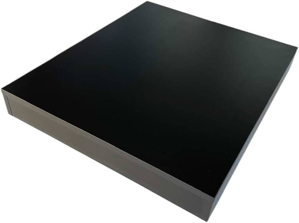 Tampa de Proteção para Fogão Cooktop de 4 Bocas até 51x60cm em MDF PRETO 15mm Arrigo Móveis