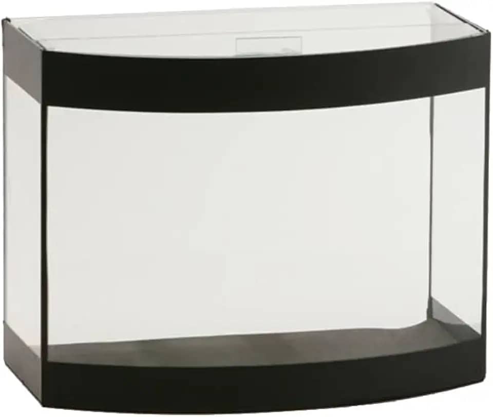 Aquário Curvo Aquaterrário Faixa Preta - 5 L
