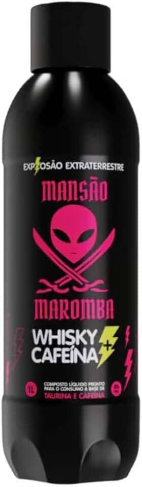 Drink Whisky + Cafeína Mansão Maromba 1l Cocktal Gaseificado