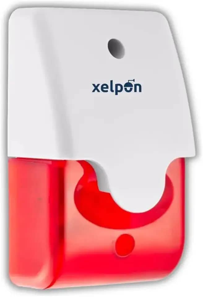 Sirene Strobo Visual 12v Alarme Residencial Alerta Incêndio