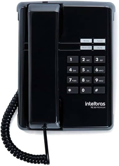 Telefone TC 50 Premium Preto Intelbras