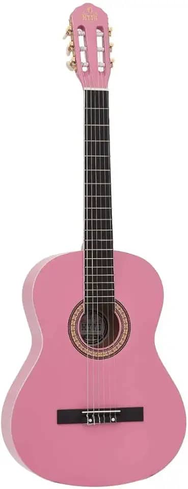 Violão Clássico Infantil MT34, Nylon, 1/2 Tamanho, Rosa Pink