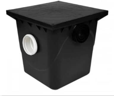 Caixa Gordura Metasul C/cesto 40 X41 X 41cm Preto