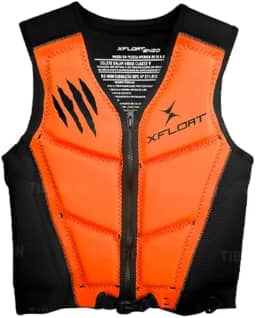 Colete Salva Vidas Homologado Marinha X-float Enzo Jet Ski Wakeboard Tamanho:M;Cor:Laranja