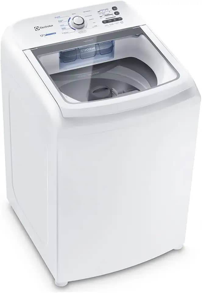 Máquina de Lavar Electrolux 17kg Branca Essential Care com Cesto Inox e Jet&Clean (LED17) - 127V