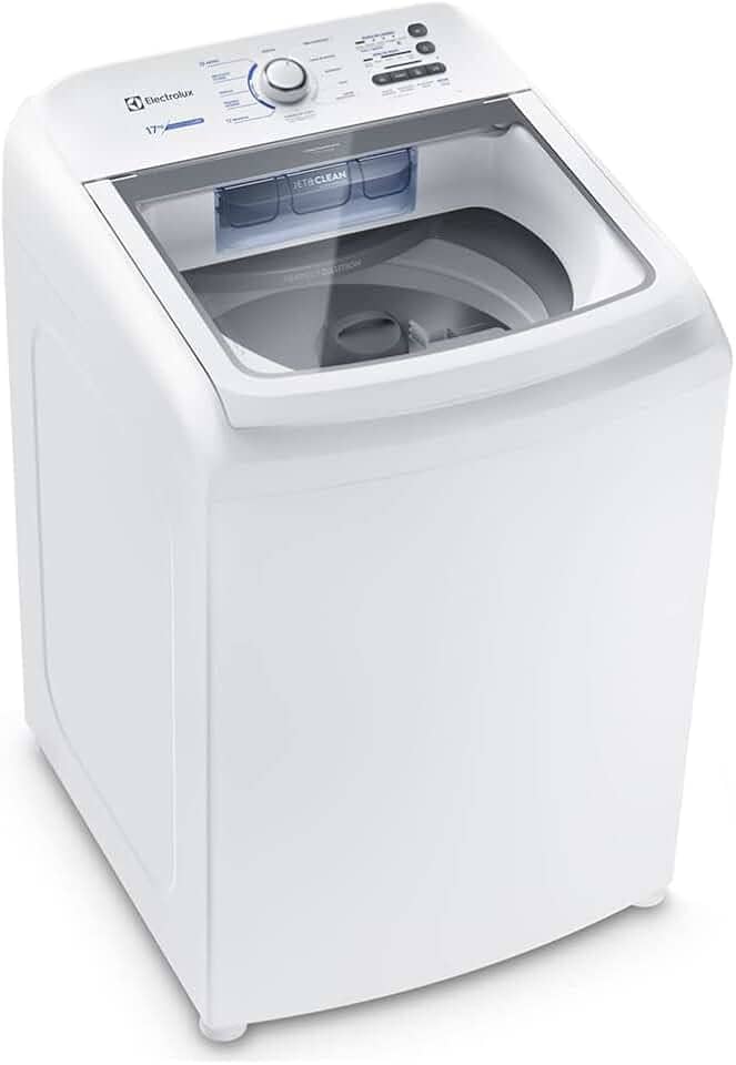 Máquina de Lavar Electrolux 17kg Branca Essential Care com Cesto Inox e Jet&Clean (LED17) - 127V