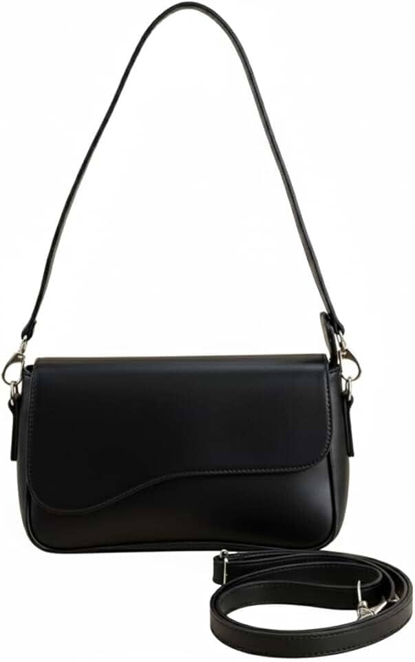 Bolsa Feminina Baguete Transversal Ombro Tiracolo Lisa Gabriela Ribeiro