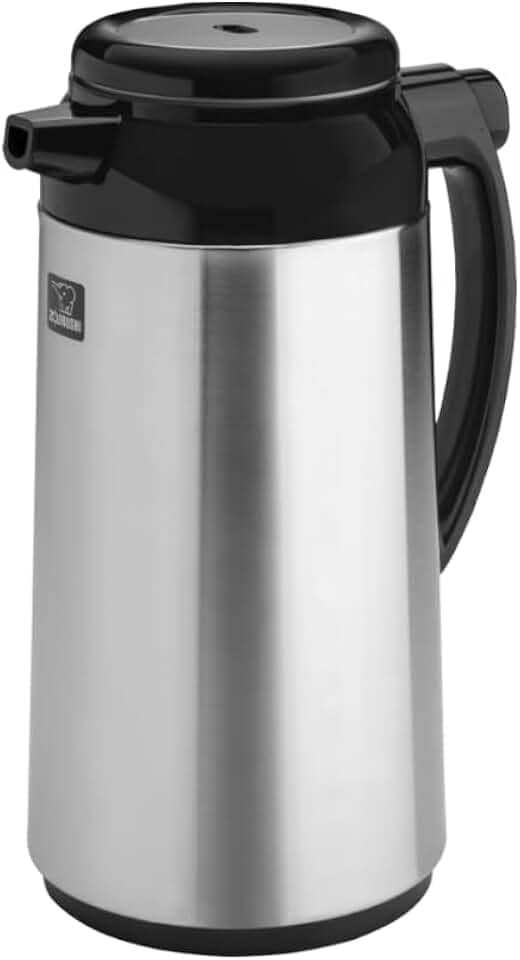 Zojirushi Garrafa térmica premium, 1 litro, aço inoxidável escovado