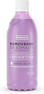 Farmax, Removedor Esmalte Sem Acetona Uva, 500 Ml