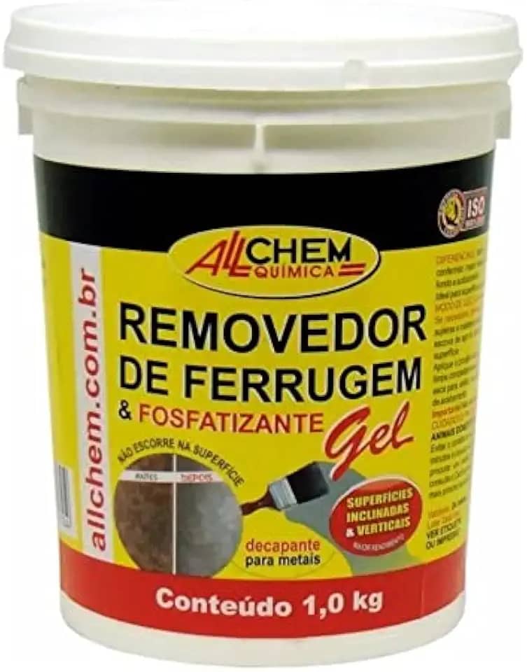 Removedor De Ferrugem Em Gel Não Escorre 1 Kg Allchem