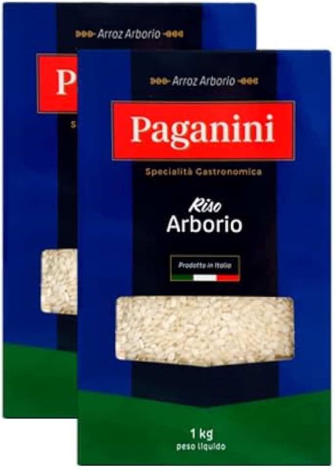 Kit 2X: Arroz Arbóreo Italiano Paganini 1kg