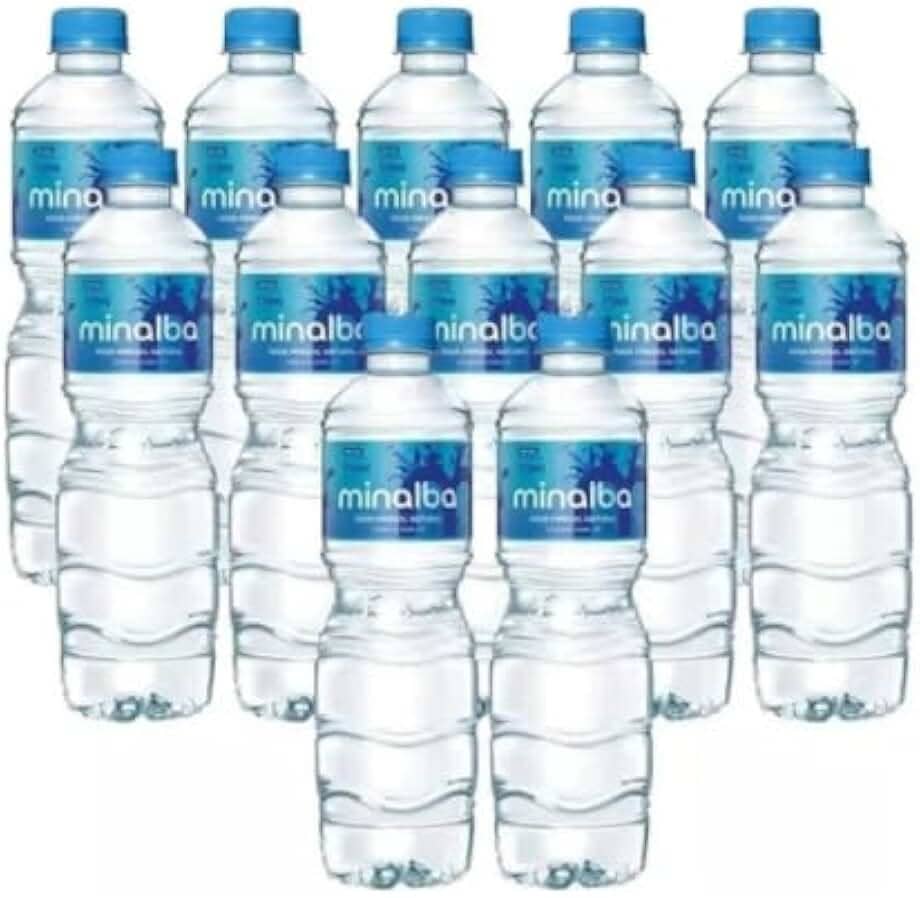 Água Mineral Natural sem gas Minalba, 510ml (12 Unidades)