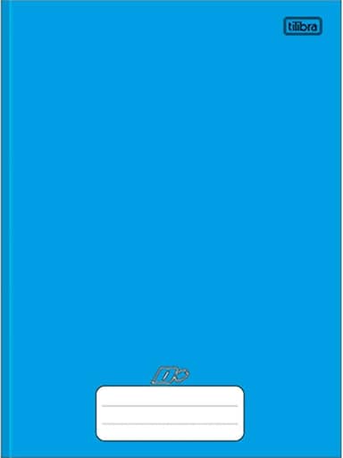 Tilibra - Caderno Brochura Universitário, Capa Dura, D+, 200x275mm, 96 Folhas, Azul