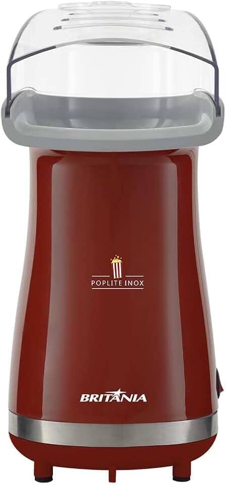 Pipoqueira, Poplite inox Bpi01vi, Vermelho, 127V, Britânia