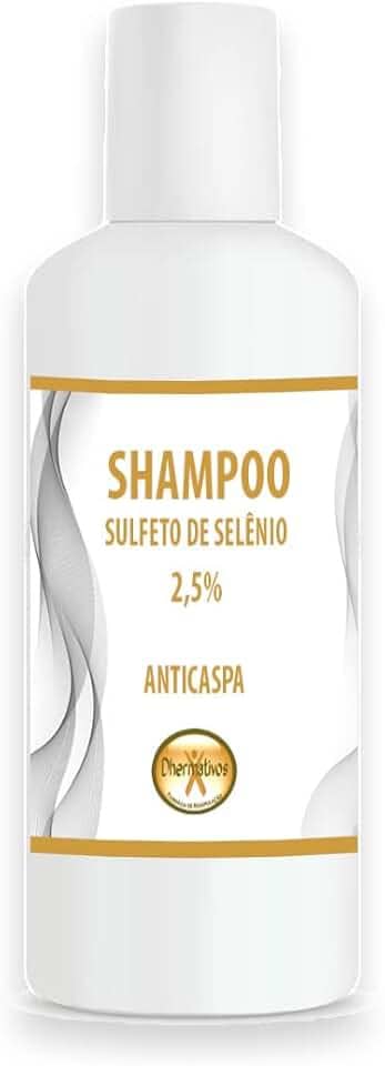 Shampoo De Sulfeto De Selenio 2,5% 200ml Anticaspa Seborreia