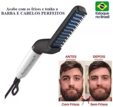 Modelador Alisador Cabelo Barba Masculino Chapinha P9699