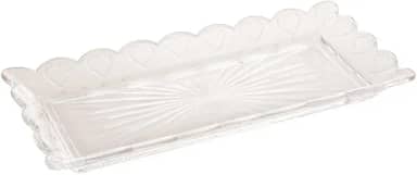 Lyor TRAVESSA DE CRISTAL HEART 36,5x17,5x3,5CM TRANSPARENTE