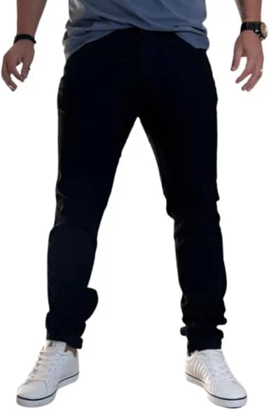 Kit até 3 Calça Masculina Jeans com Elastano Premium Estilo Casual Reta Slim