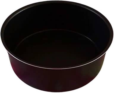 Forma Redonda Antiaderente de 18cm para Air Fryer de 3,5L, Preta